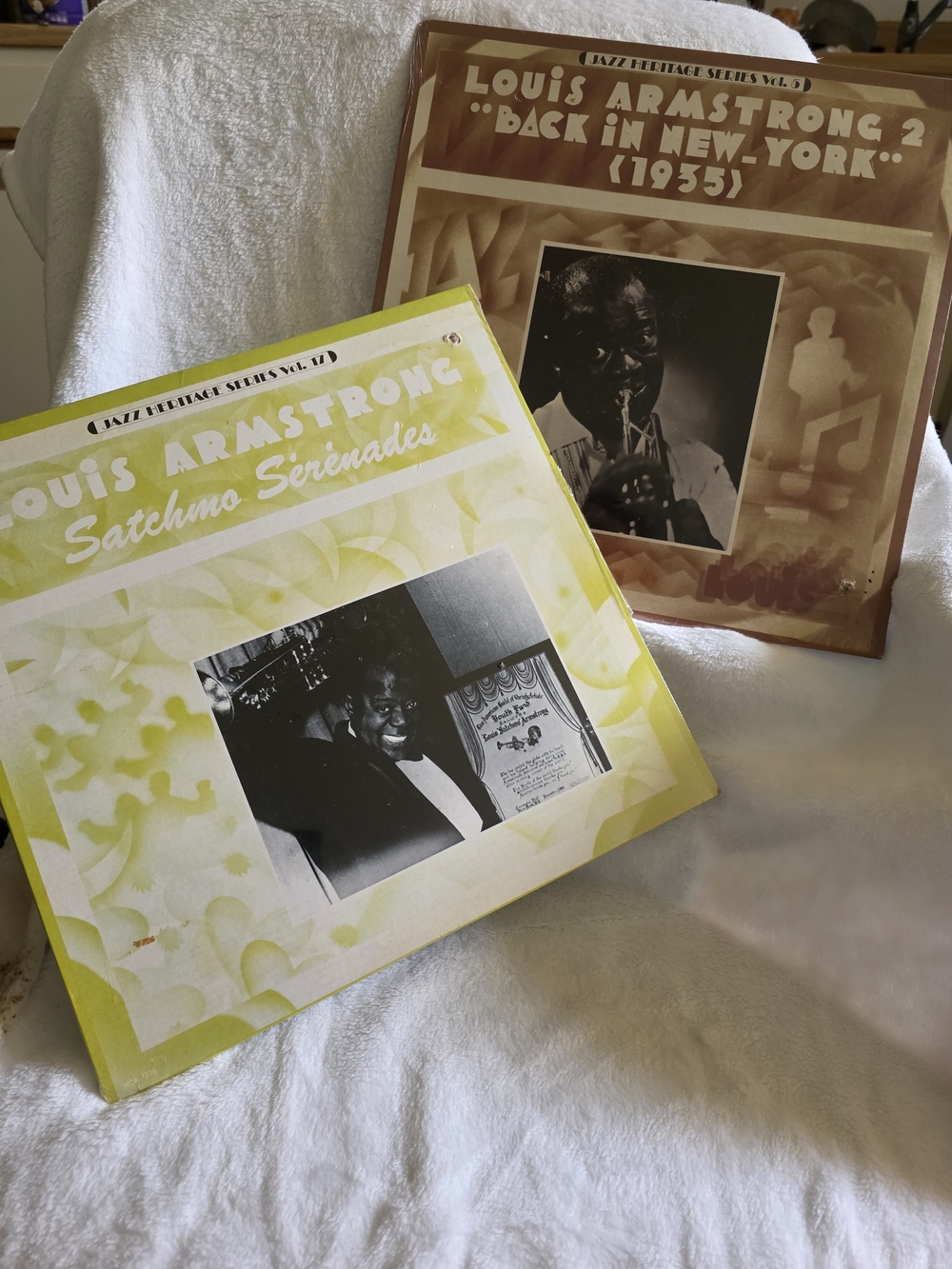Louis Armstrong Vinyl Records - Both Factory Sealed